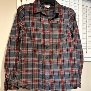 LL Bean women’s flannel XS